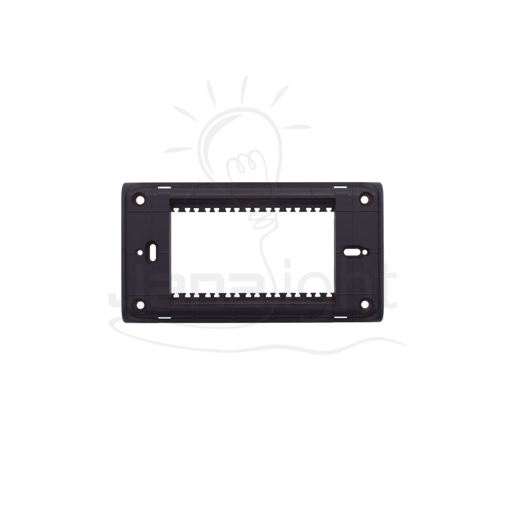 شاسيه شرم رباعي بني 3 SH 5442-BR3 Dark brown 4 gang mounting frame Sharm