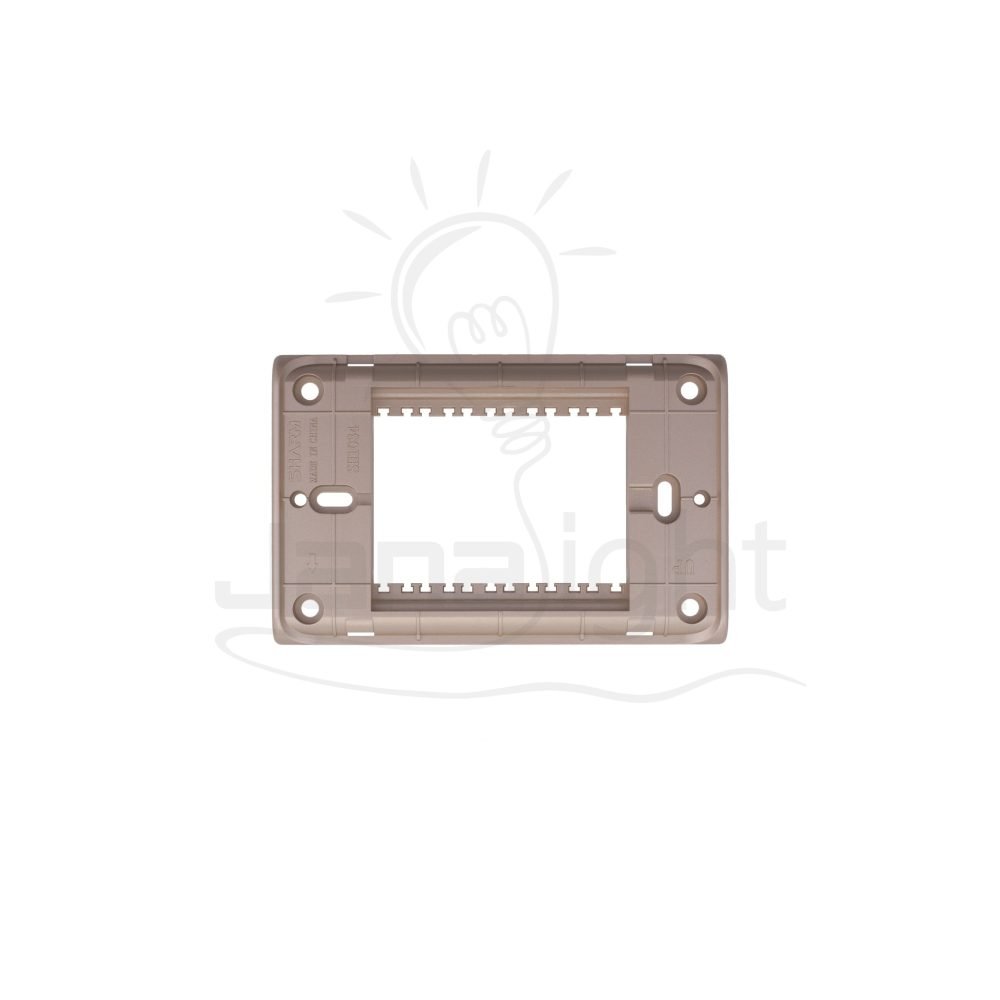 شاسيه شرم ثلاثي شامبين SH 5342-P7 Champagne colour 3 gang mounting frame Sharm