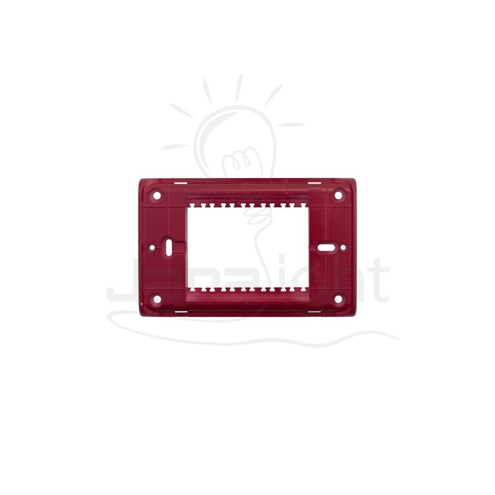 شاسيه شرم ثلاثي احمر SH 5342R Red 3 gang mounting frame Sharm