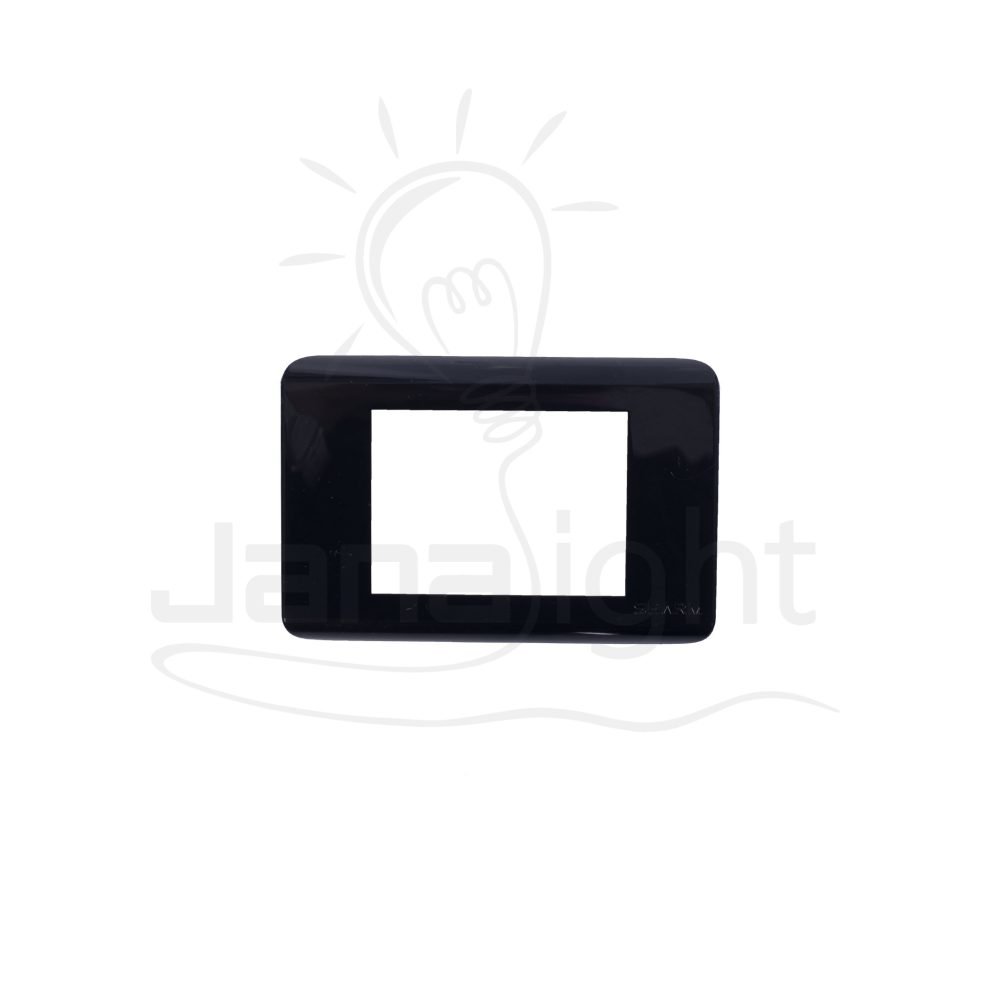 وش شرم انجكشن اسود لميع SH 5341-IN2 Bright black formica color 3 gang screwless wall plate switch cover Sharm