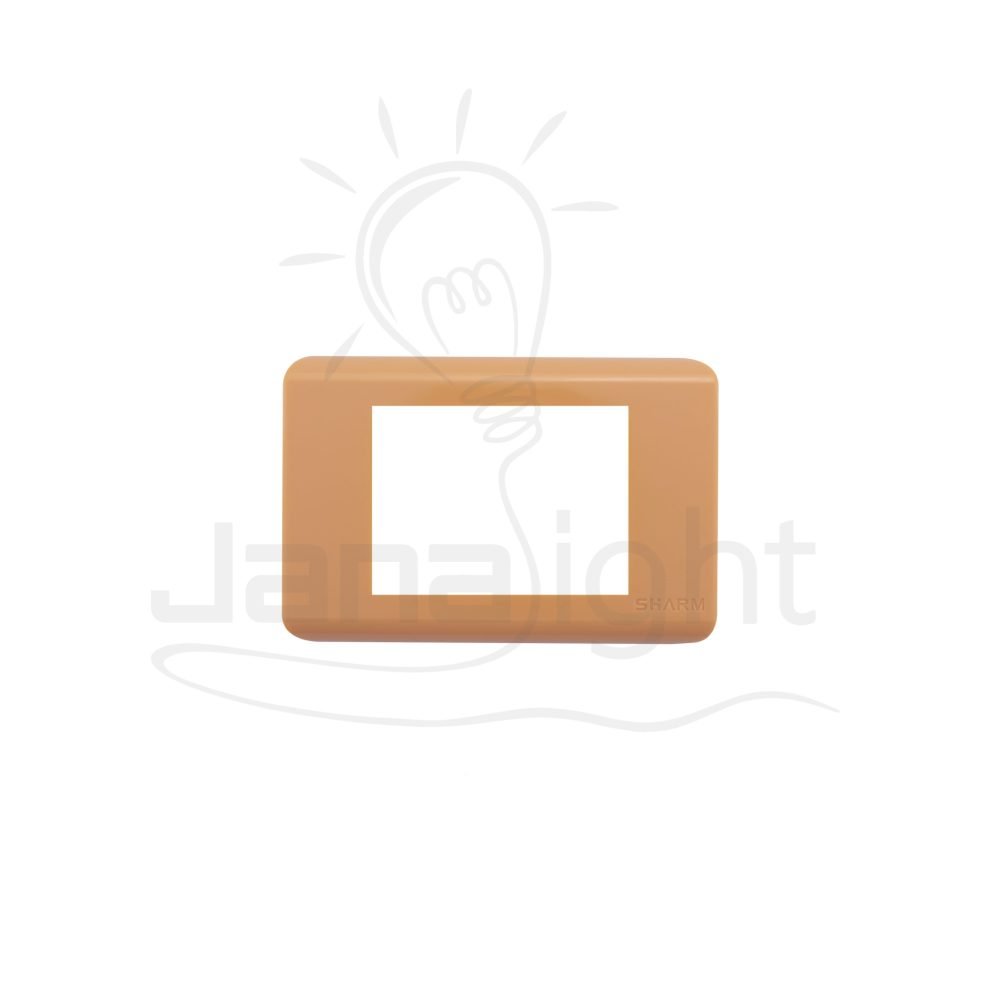 وش شرم انجكشن مشمشي فاتح SH 5341-IN8 Light apricot formica color 3 gang screwless wall plate switch cover Sharm