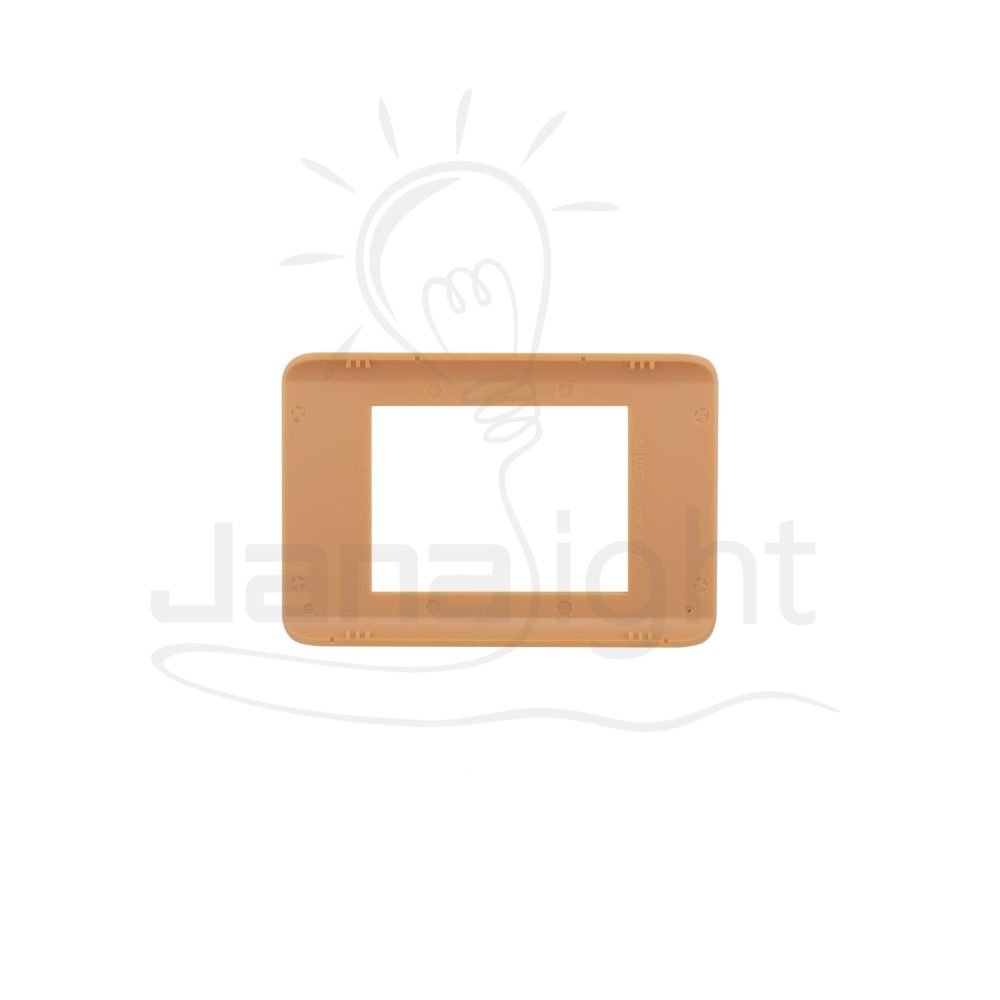 وش شرم انجكشن مشمشي فاتح SH 5341-IN8 Light apricot formica color 3 gang screwless wall plate switch cover Sharm