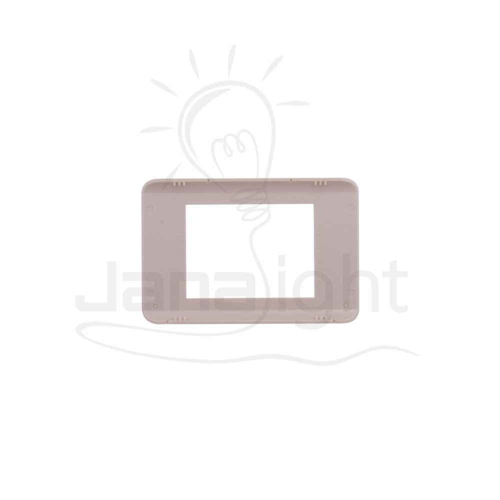 وش شرم انجكشن بيج غامق SH 5341 -IN12 Dark beige formica color 3 gang screwless wall plate switch cover Sharm