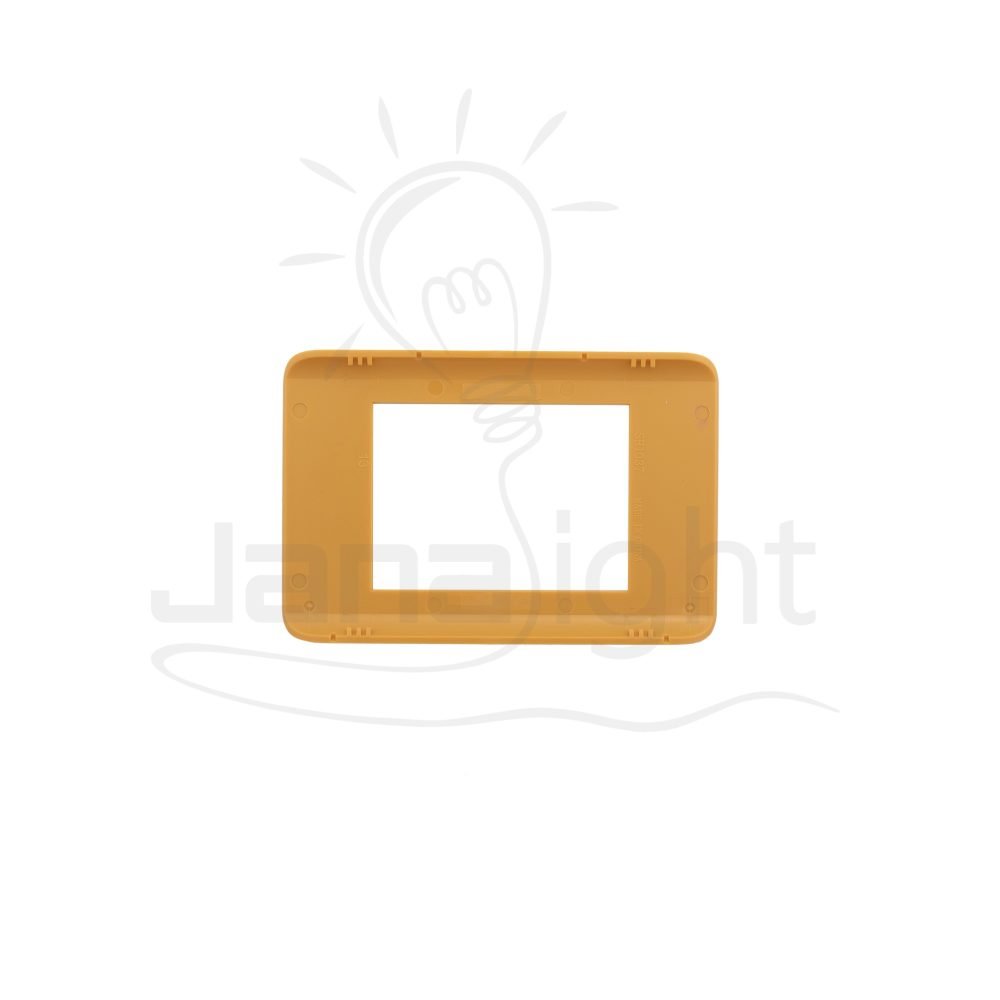 وش شرم انجكشن اصفر كناري SH 5341 -IN21 Yellow formica color 3 gang screwless wall plate switch cover Sharm