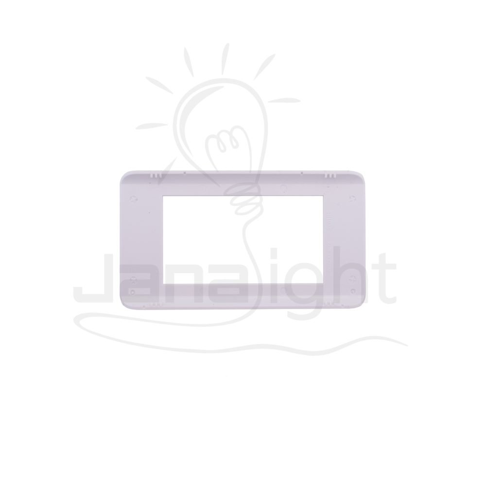 وش شرم رباعي انجكشن ابيض SH5442 White formica color 4 gang screwless wall plate switch cover Sharm