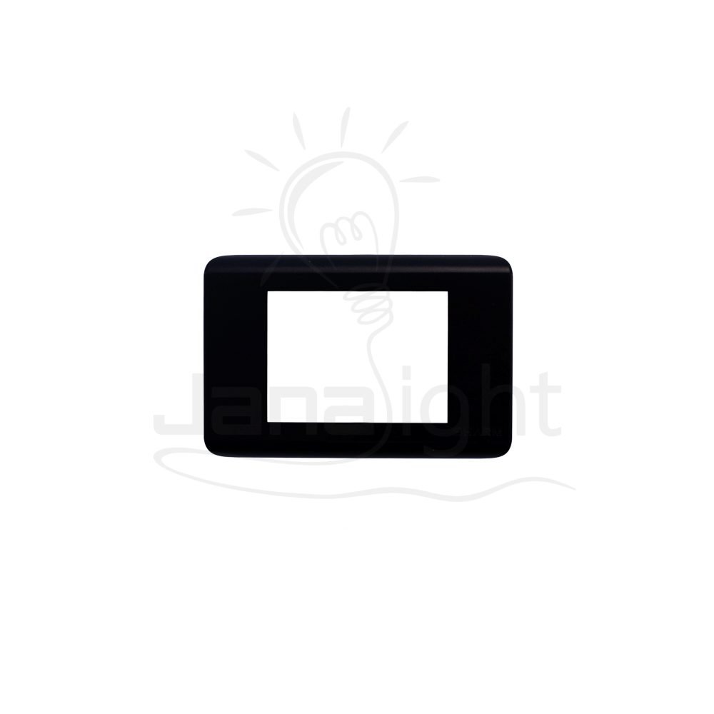 وش شرم بيتنك اسود Black colour 3 gang screwless wall plate switch cover Sharm
