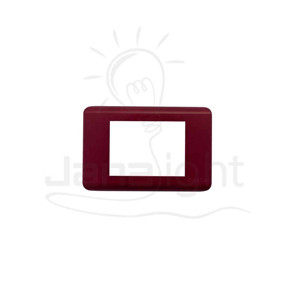 وش شرم بينتك احمر SH 5341R Red formica color 3 gang screwless wall plate switch cover Sharm