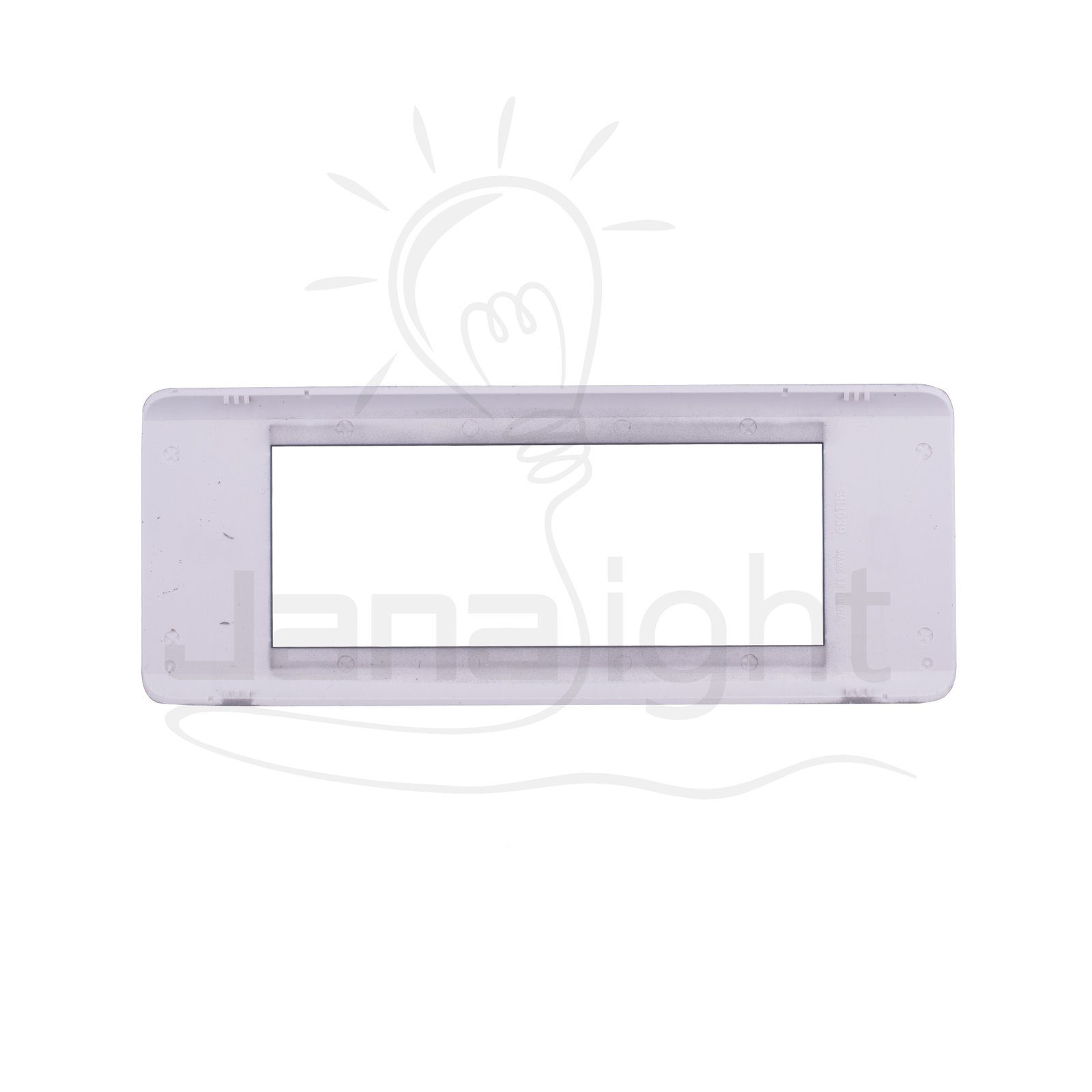 وش شرم سداسي بينتك SH 5641-P4 Dark gray formica color 6 gang screwless wall plate switch cover Sharm
