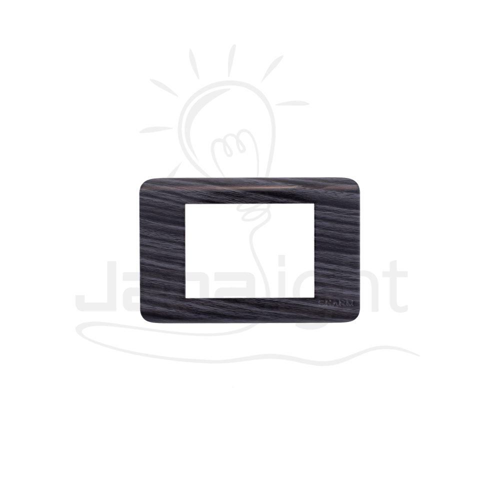 وش شرم فورميكا رصاصي اسود SH 5041/CD32-3B Dark gray formica color 3 gang screwless wall plate switch cover Sharm