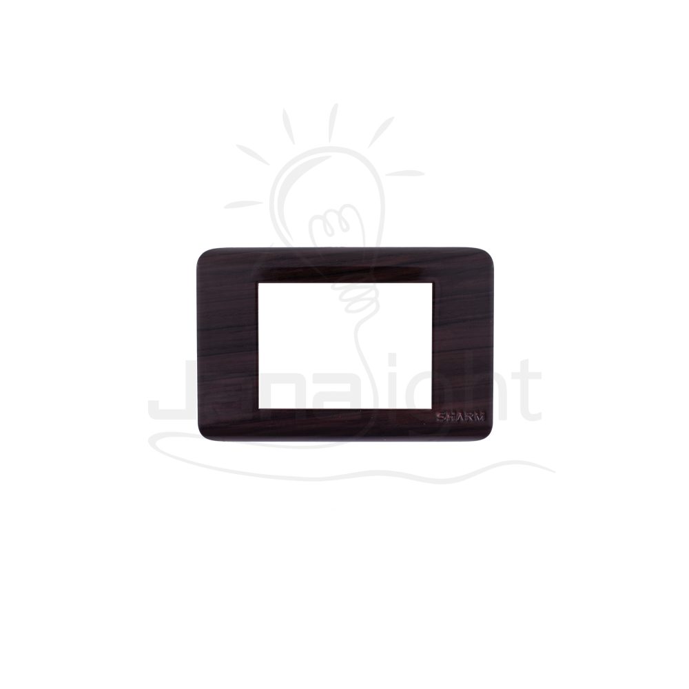 وش شرم فورميكا بني محروق SH 5041/MA4-1 Dark brown formica color 3 gang screwless wall plate switch cover Sharm