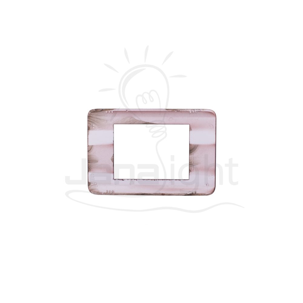 وش شرم فورميكا ف ج بني محروق SH 5041/MA4-1 Dark brown formica color 3 gang screwless wall plate switch cover Sharm