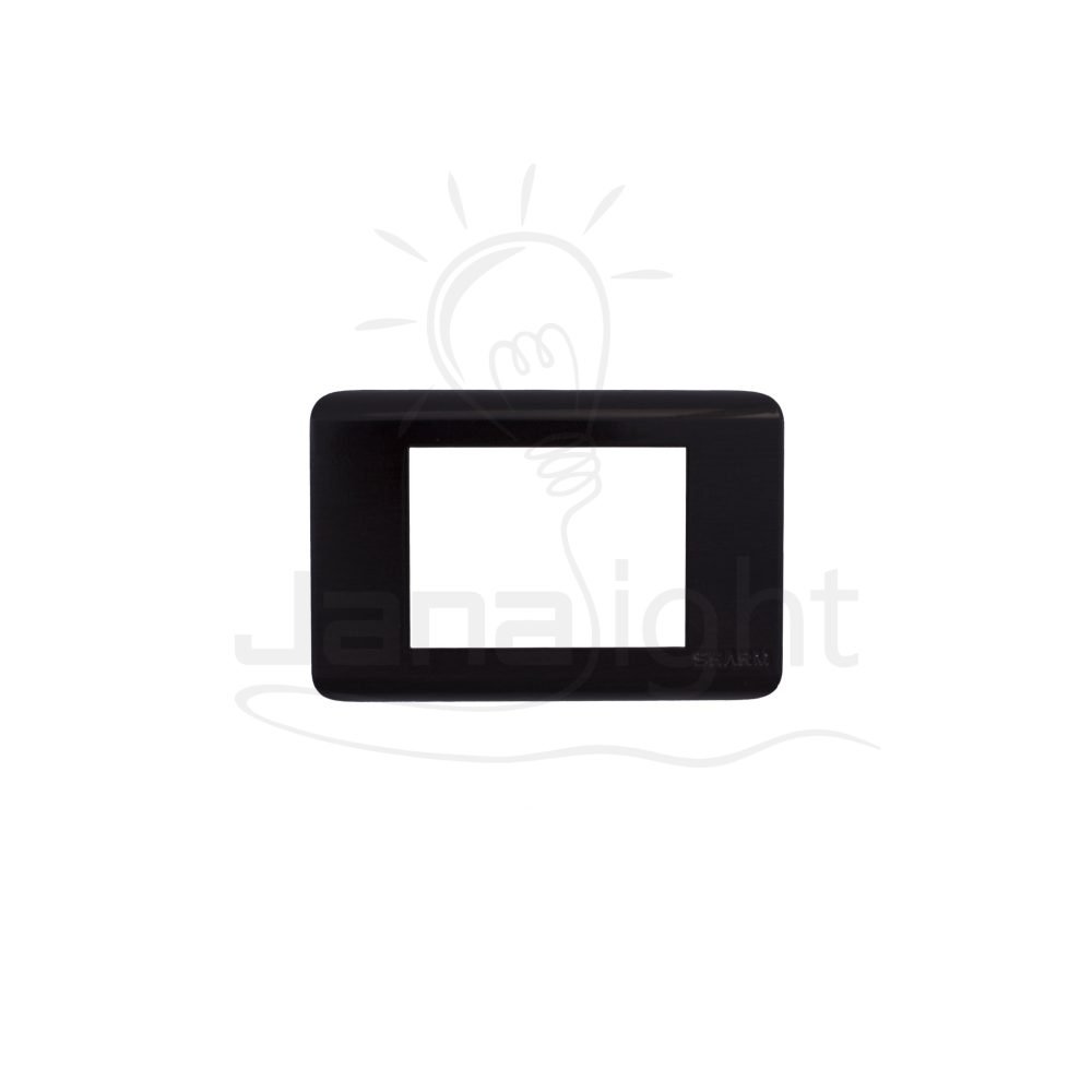 وش شرم فورميكا بني sh 5041/a108 Brown formica color 3 gang screwless wall plate switch cover Sharm 11012020