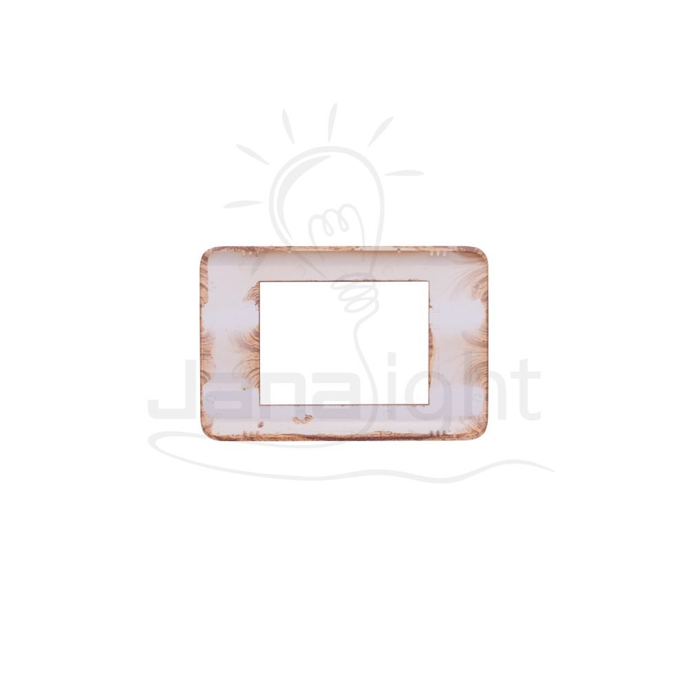 وش شرم فورميكا ف ج خشبي لميع SH 5041/A099 Bright wooden formica color 3 gang screwless wall plate switch cover Sharm