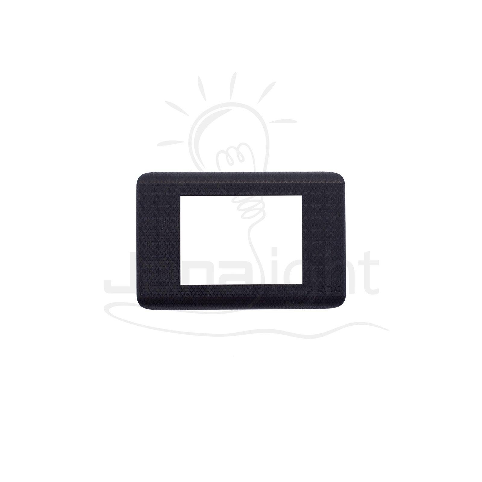 وش شرم اسود SH 1037-B-F Black formica color screwless switch cover sharm