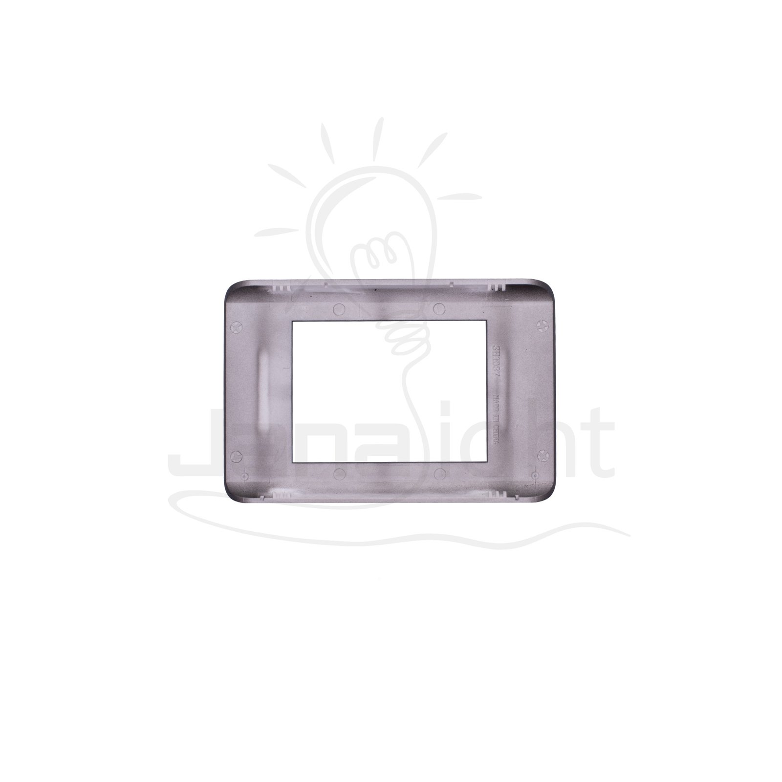وش شرم ف د اسود SH 1037-B-F Black formica color screwless switch cover sharm