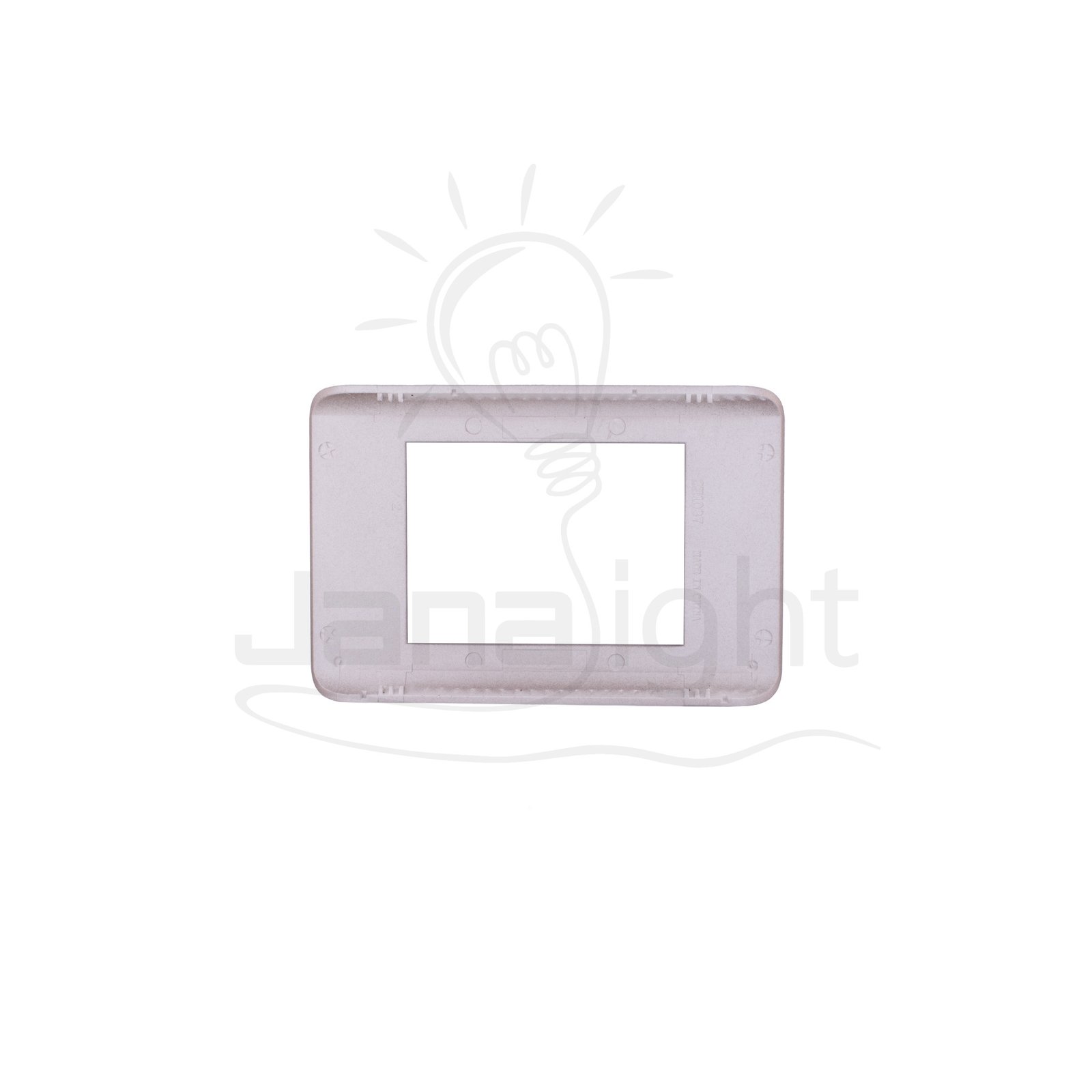 وش شرم ف د بني 1 SH 1037-BR1-F Brown formica color 3 gang screwless wall plate switch cover Sharm