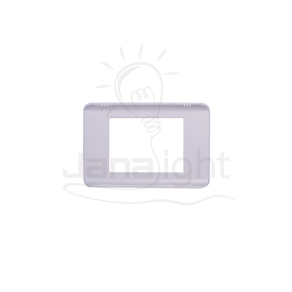 وش شرم ف د سيلفر SH 1037-S-F Silver formica color 3 gang screwless wall plate switch cover Sharm