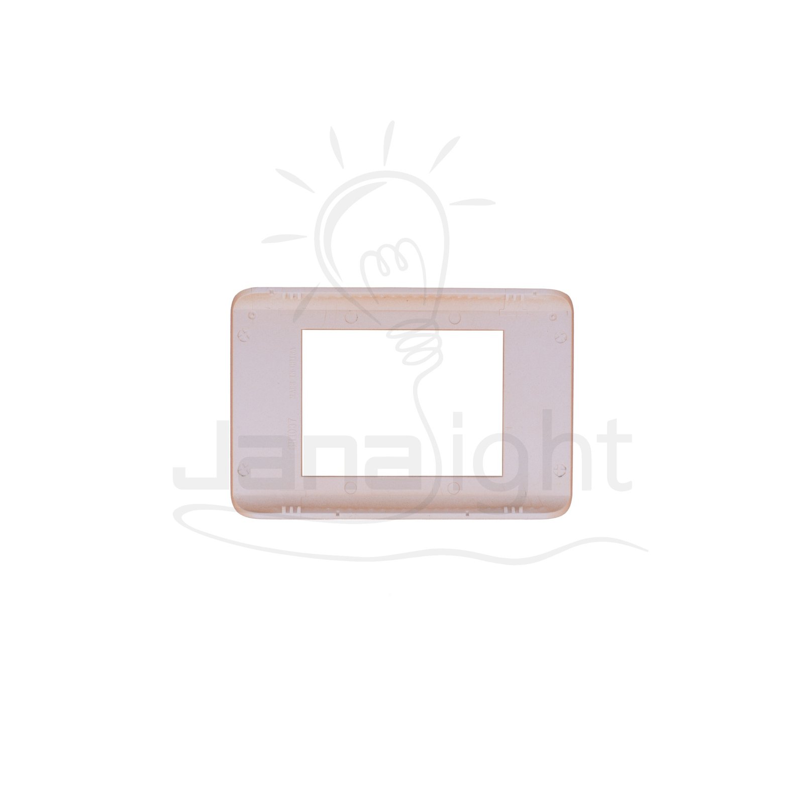 وش شرم ف د نحاسي SH 1037-P6-B Dark copper formica color 3 gang screwless wall plate switch cover Sharm