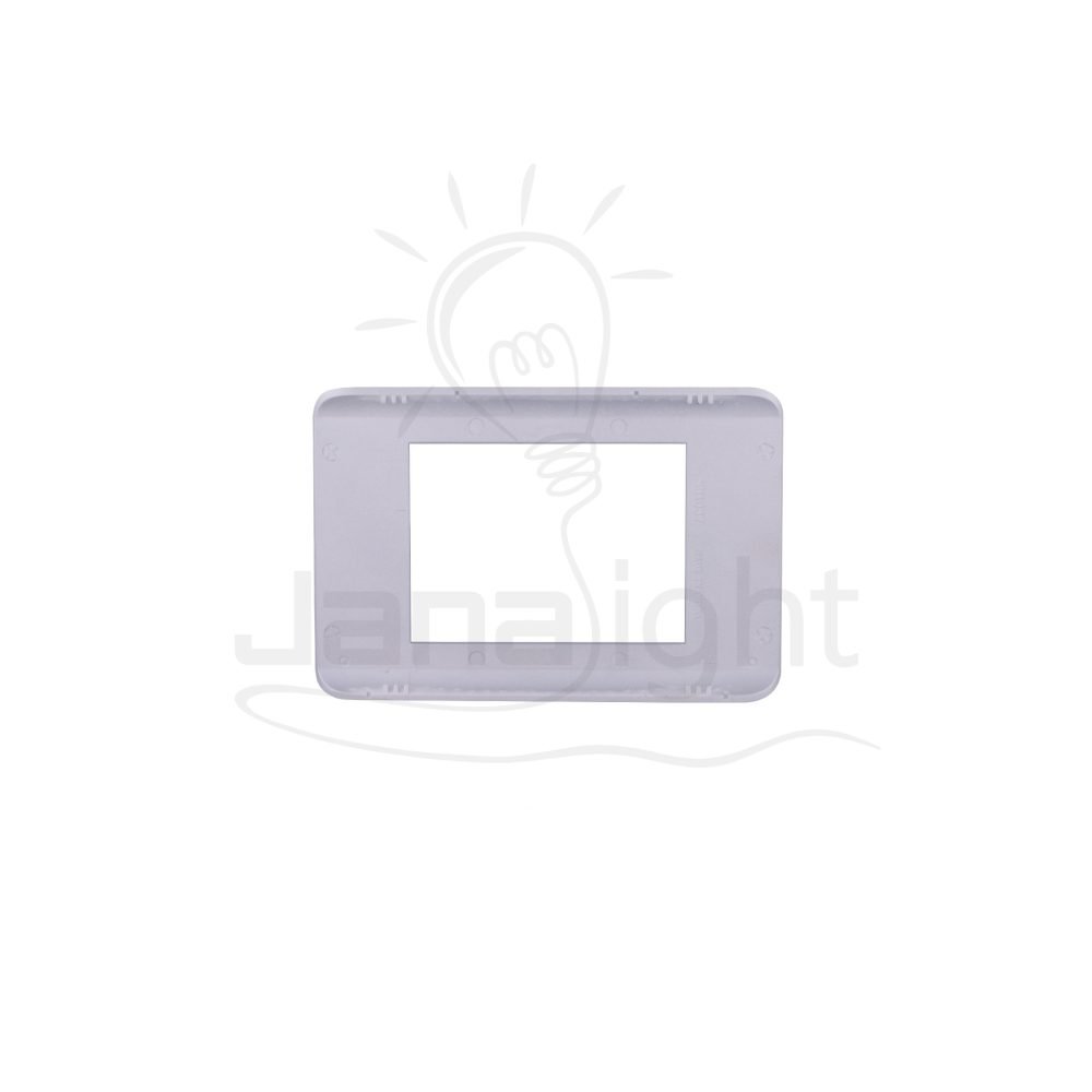 وش شرم ف د سيلفر SH 1037-S-B Silver formica color 3 gang screwless wall plate switch cover Sharm
