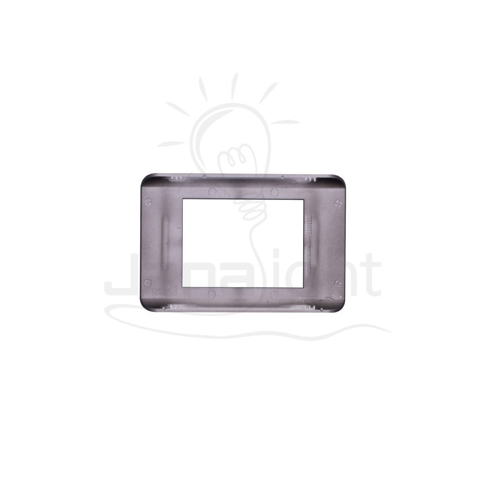 وش شرم ف د اسود SH 1037-B-B Black formica color 3 gang screwless wall plate switch cover Sharm