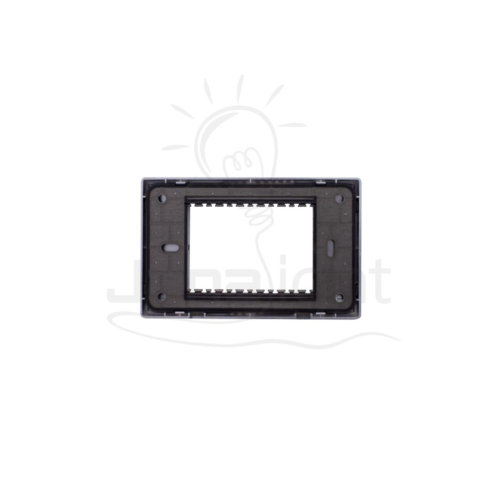 وش شرم ستانلس نحاسي بإطار كروم SH1052-COP-C copper and chrome colour 3 gang screwless wall plate switch cover Sharm