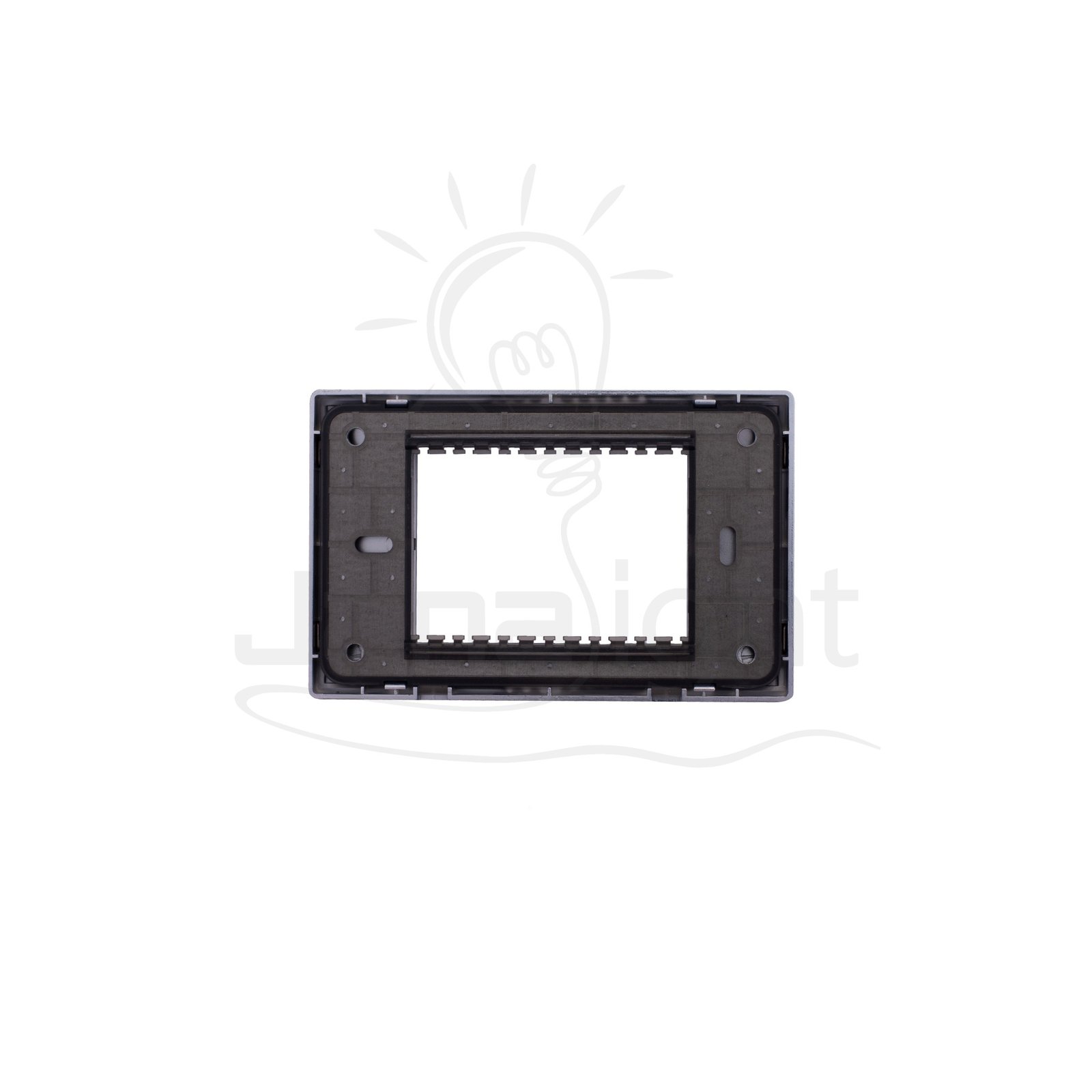 وش شرم ستانلس نحاسي بإطار كروم SH1052-COP-C copper and chrome colour 3 gang screwless wall plate switch cover Sharm