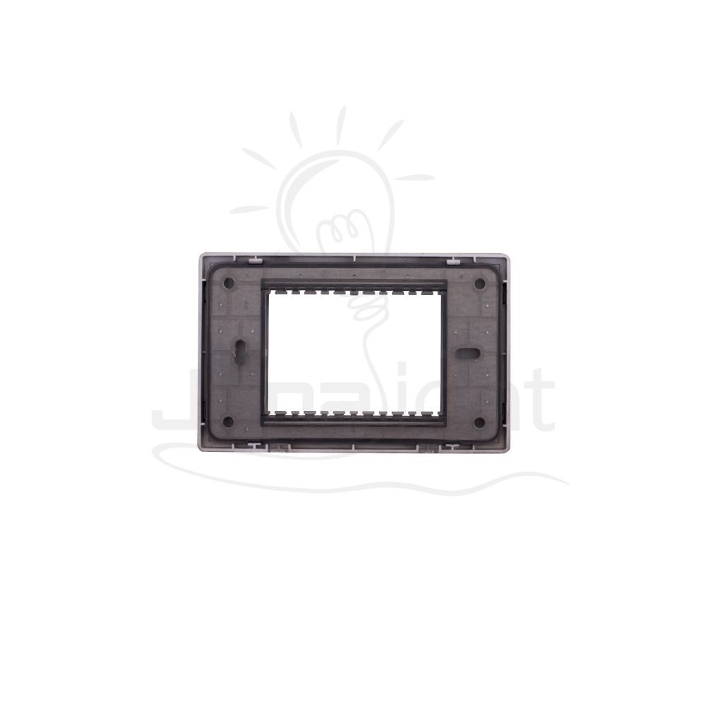 وش شرم ستانلس HK بإطار كروم SH1052-HK-C Stainless steel and chrome colour 3 gang screwless wall plate switch cover Sharm