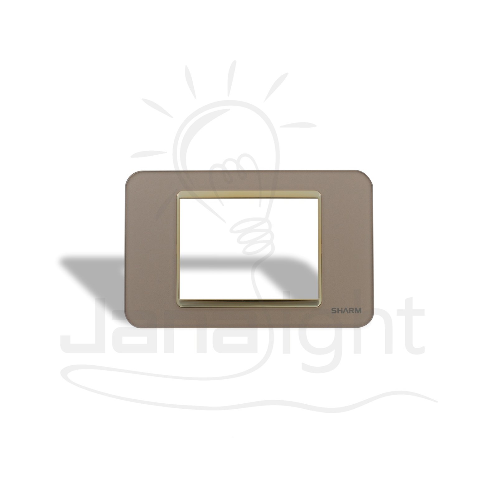 وش شرم كريستال شامبين ذهبي (GD) SH 5343 SHARM Champagne Crystal Faceplate with Gold Frame