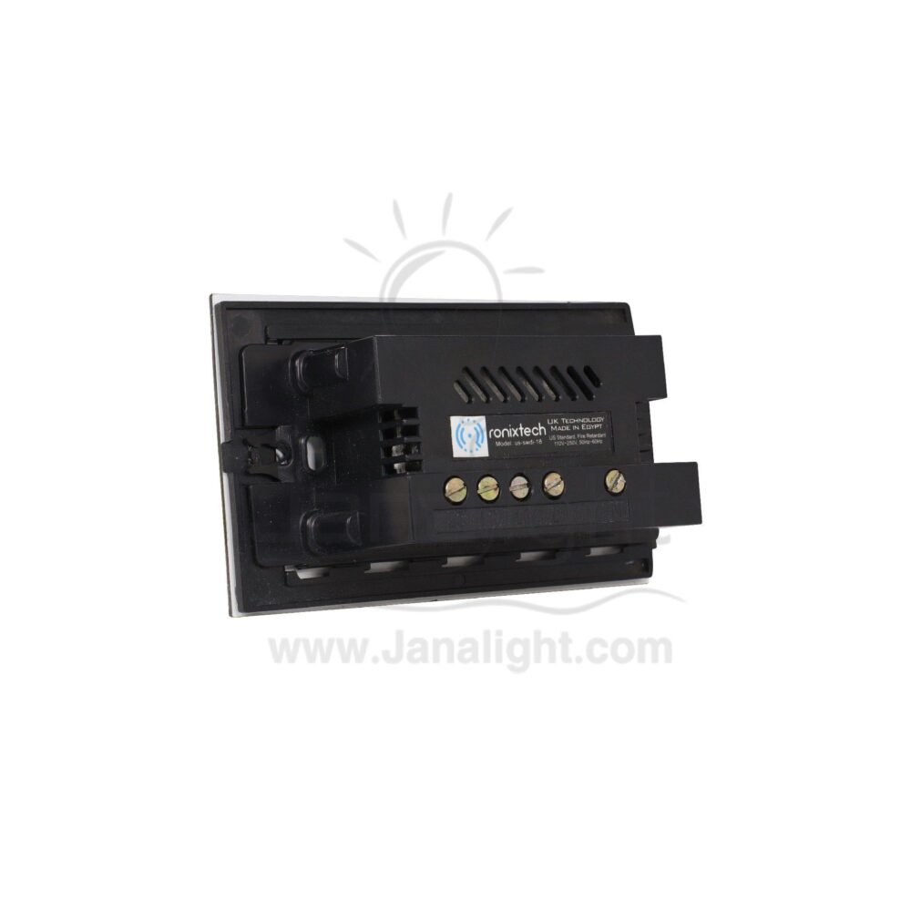 مفتاح 3 سمارت اسود واي فاي Smart wifi wall switch 3 gang black