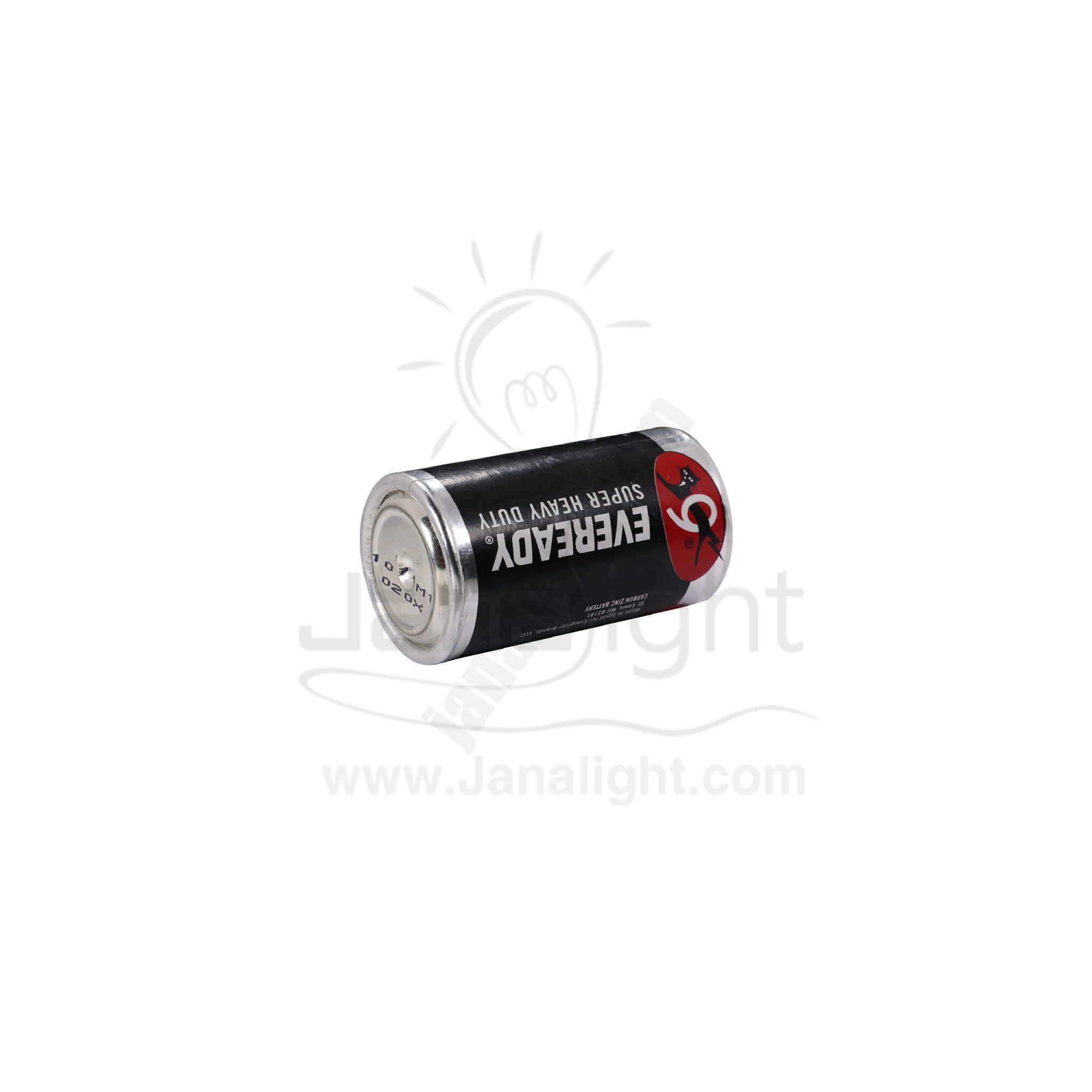 بطاريات ايفريدي اسود عالي سخان طورشي D Everyday Ultra Durable Battery, Size D