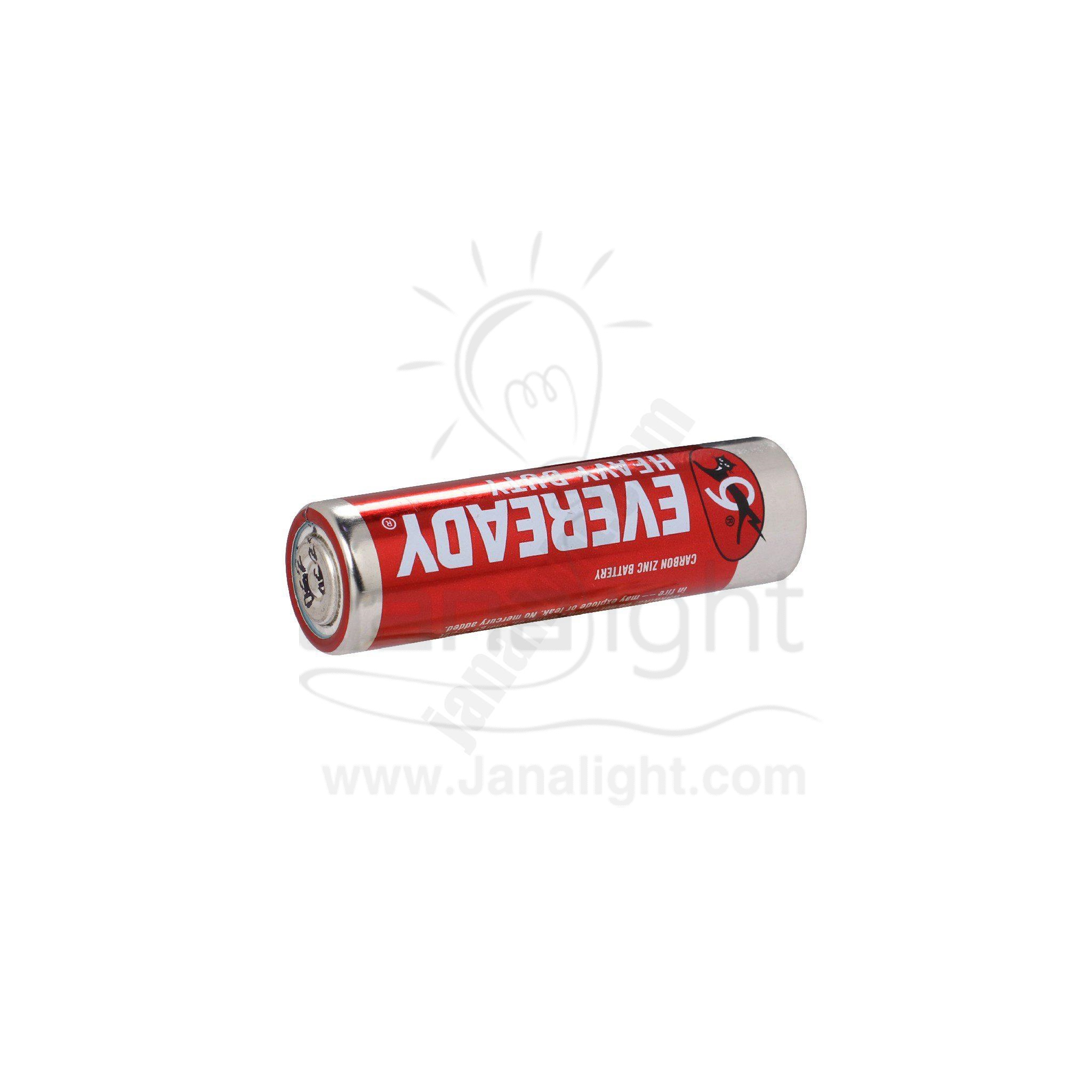 بطاريات ايفريدي احمر متوسط قلم AA Eveready Battery AA Red