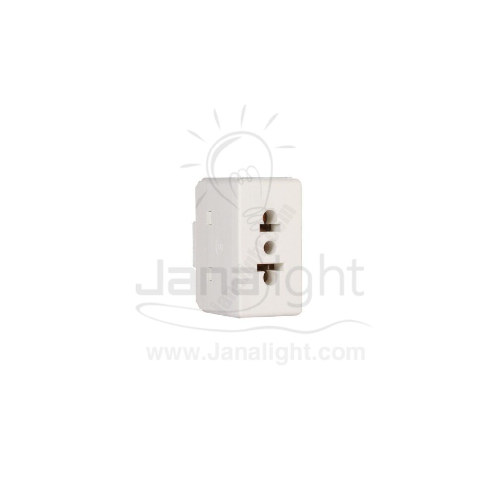 بريزة امريكي ساس عاجي اونو Sas American Socket 16 Amp Off white