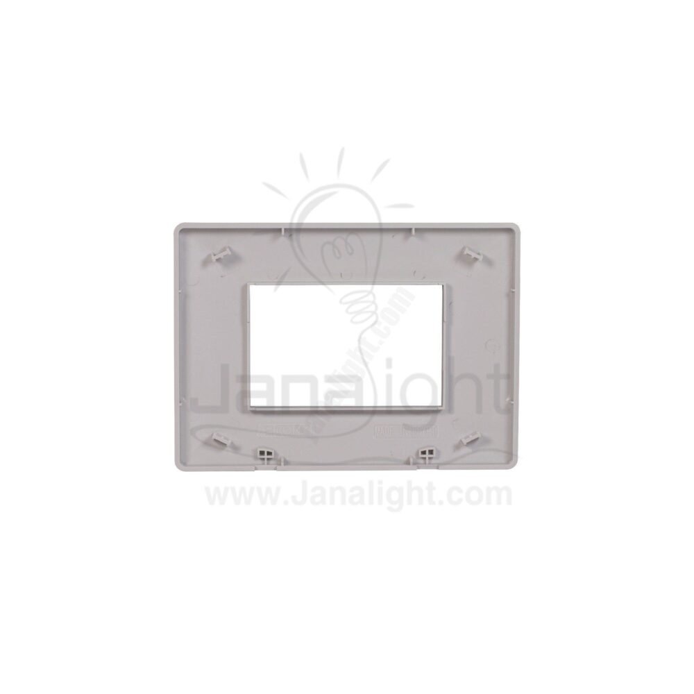 وش ساس هاجر رصاصي فلات hajar lead 3 Module Cover Plate sas Flat