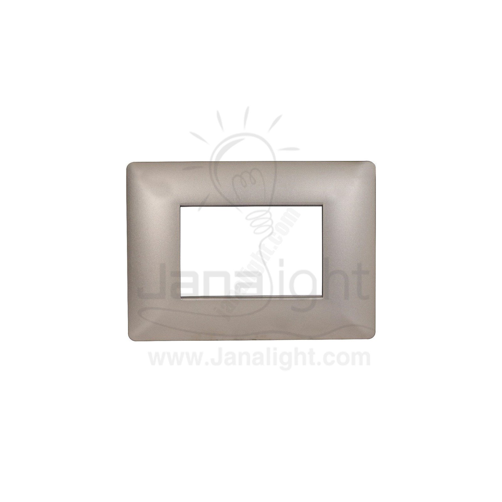 وش ساس هاجر ستانلس فلات hajar stainless 3 Module Cover Plate sas Flat