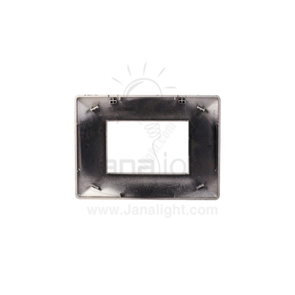 وش ساس هاجر ستانلس فلات hajar stainless 3 Module Cover Plate sas Flat