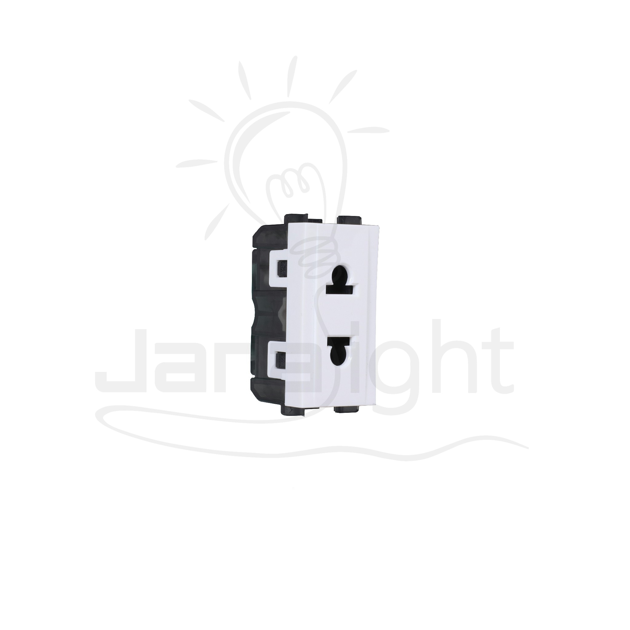 بريزة امريكي ابيض ساس كيرف sas Curve white socket 122004(1)