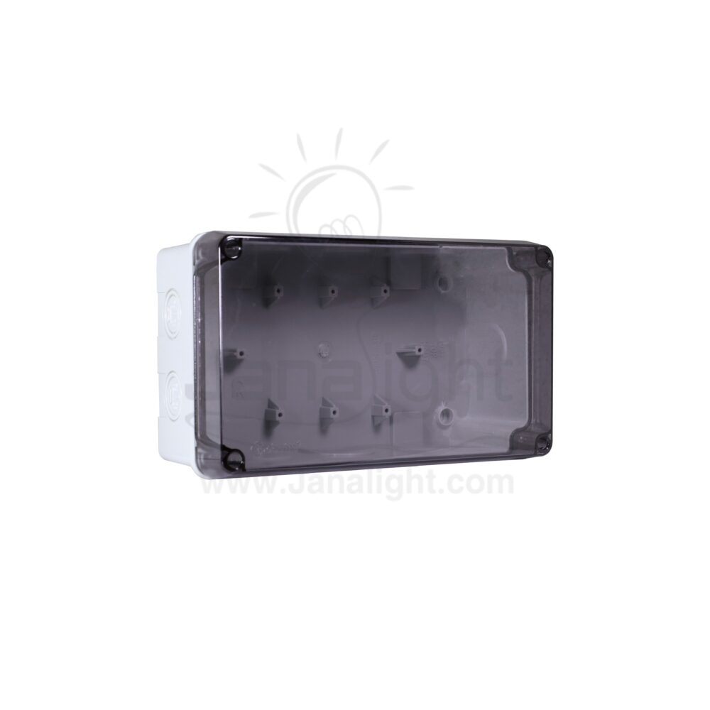 بواط وتر بروف 22x13x9.5 وش شفاف تركي Batt Waterproof Electrical Boxes 22*13*9.5 127029(1)