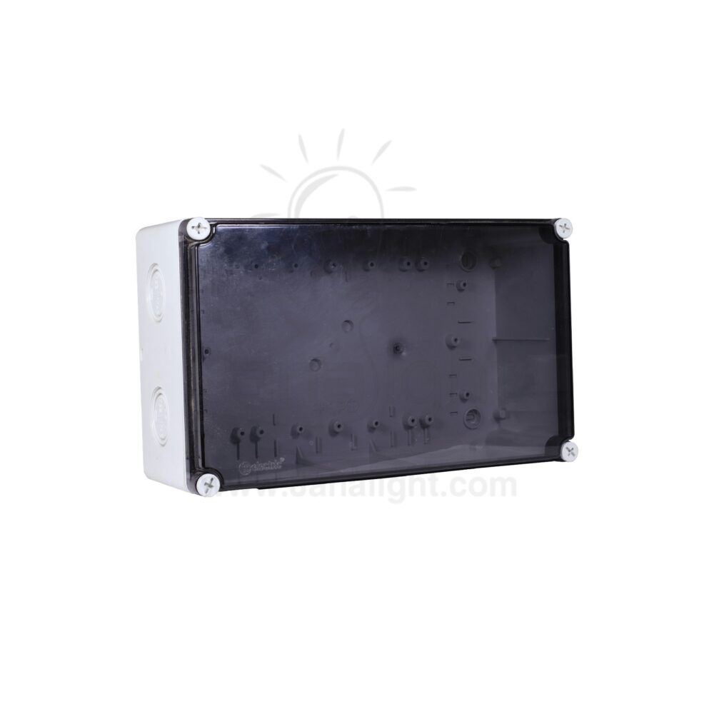 بواط وتر بروف 30x18x11 وش شفاف تركي Batt Waterproof Electrical Boxes 30*18*11 127031(1)