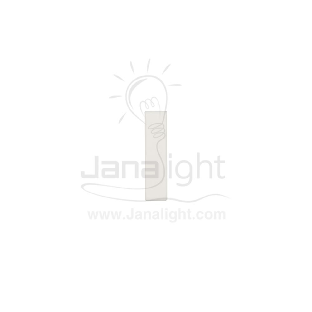 white module blank dummy switch 50mm*12.5mm|نصف سدادة ابيض خيند