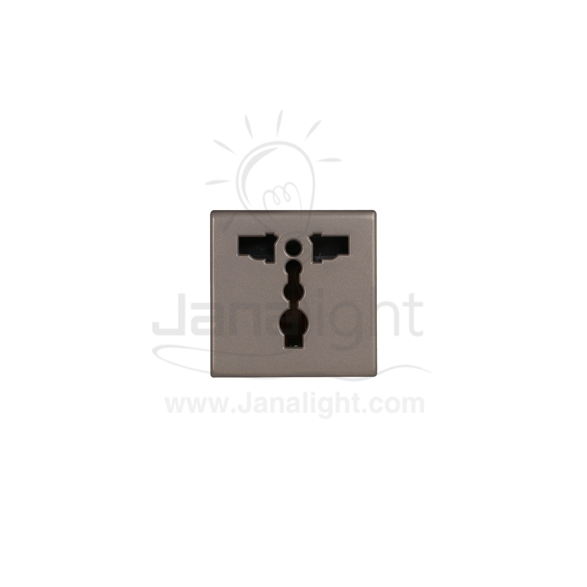 Khind brown universal uk standard socket|بريزة انكليزي متعددة براون خيند