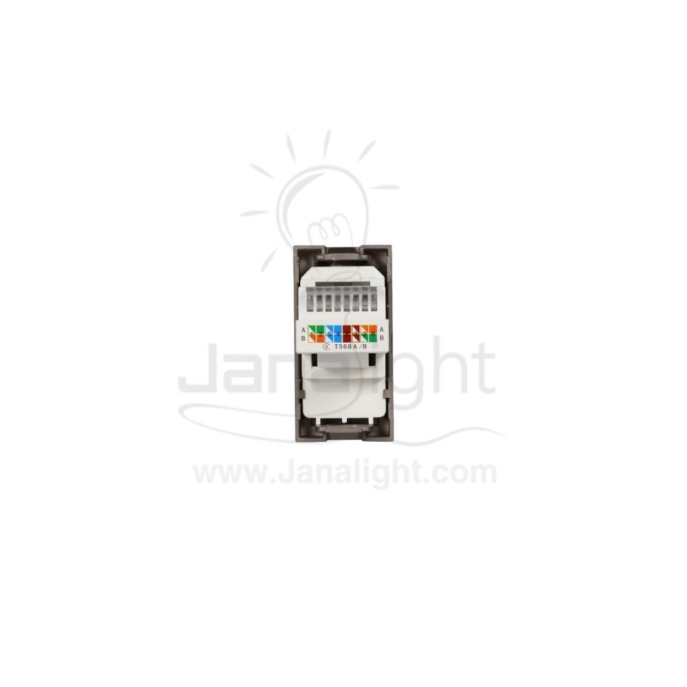 بريزة نت CAT 6 براون خيند khind brown internet socket cat 6