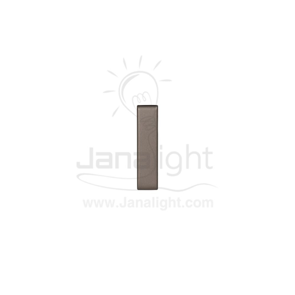 Small brown faceplate blank 50mm*12.5mm|نصف سدادة براون خيند