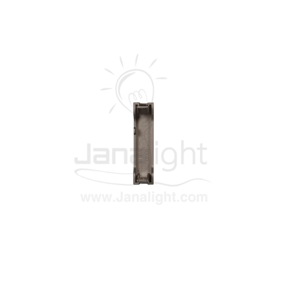 Small brown faceplate blank 50mm*12.5mm|نصف سدادة براون خيند