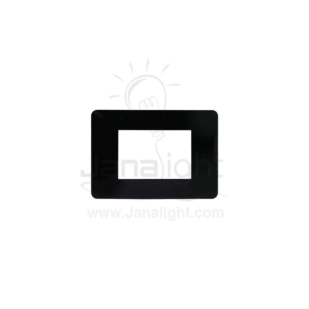 وش ثلاثي اسود خيند KH 003-7 black cover khind Khind 3 gang screwless black wall plate cover switch