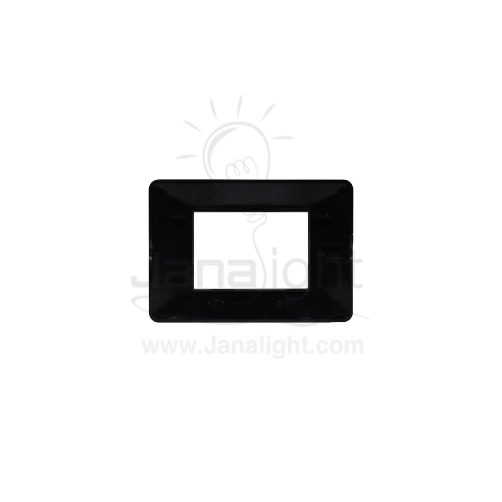 وش ثلاثي اسود خيند KH 003-7Khind 3 gang screwless black wall plate cover switch