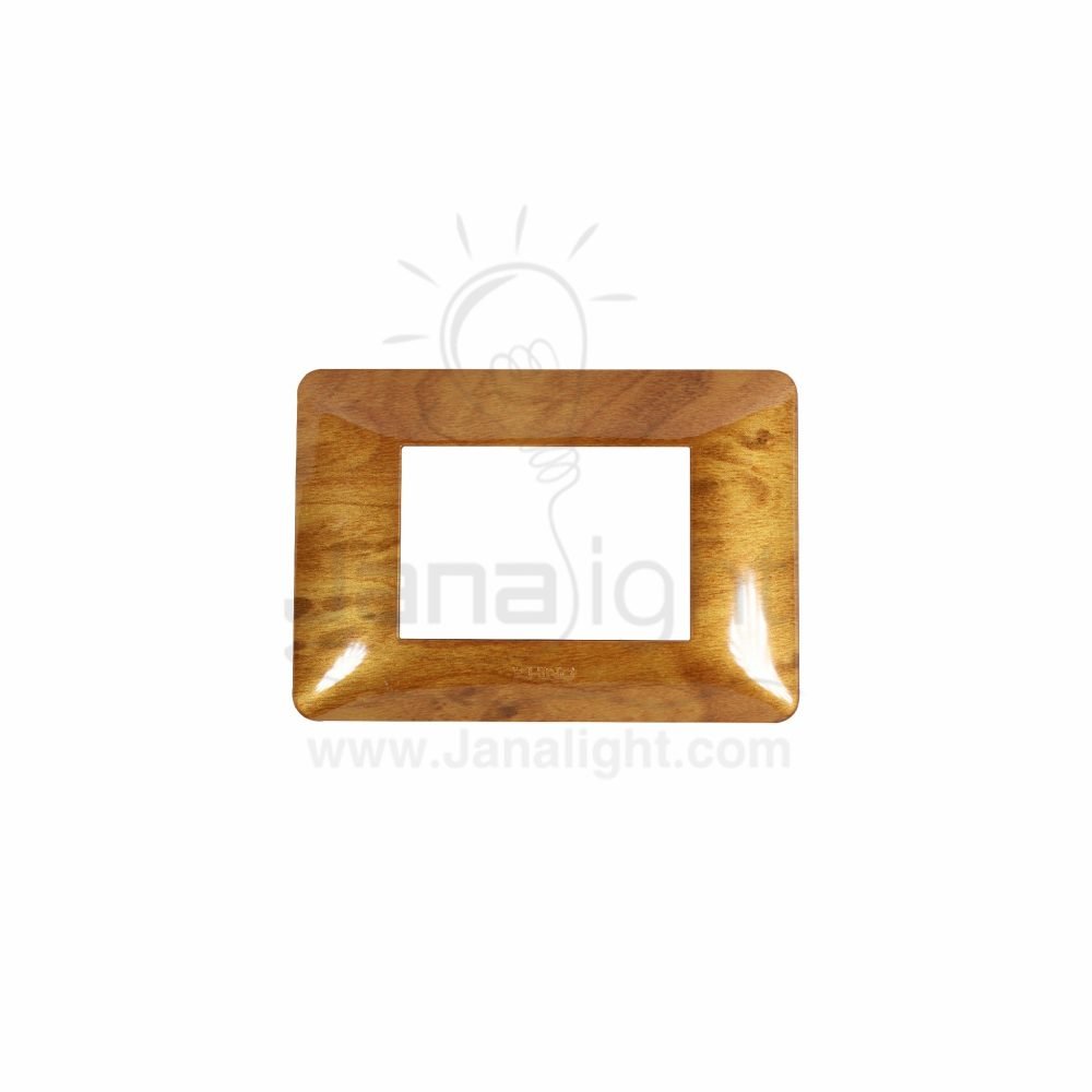 وش ثلاثي فورميكا خيند KH 003 8 Khind 3 gang screwless wooden color wall plate switch cover 133045007(1)
