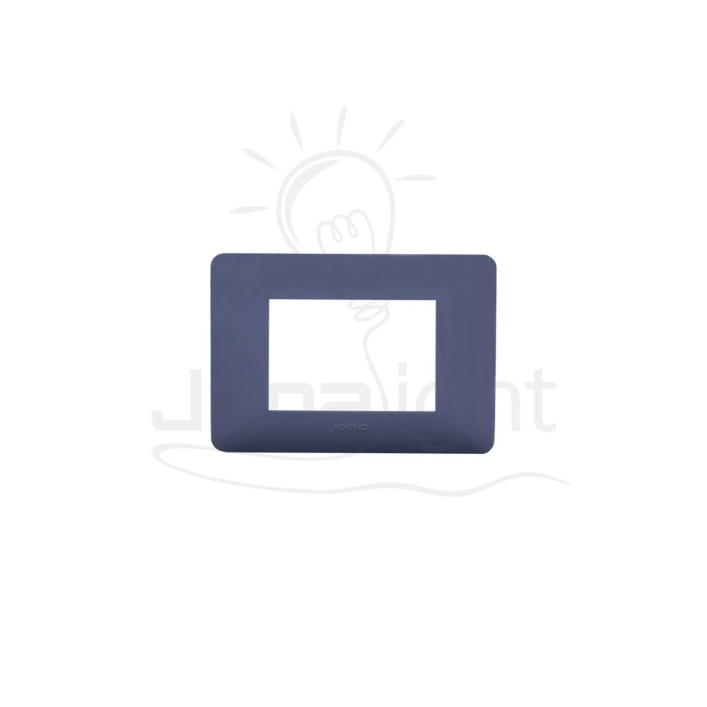 وش ثلاثي فضي فاتح خيند KH 003-13 Khind 3 gang screwless silver wall plate cover switch