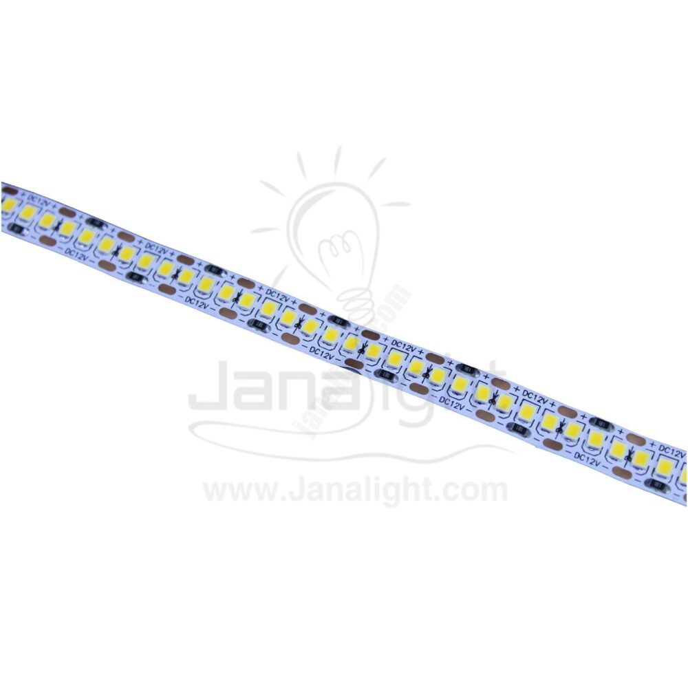 شريط لد 12 فولت 5 متر 240 لد وورم بروفايل led tape 12v 5m 240 led warm profile