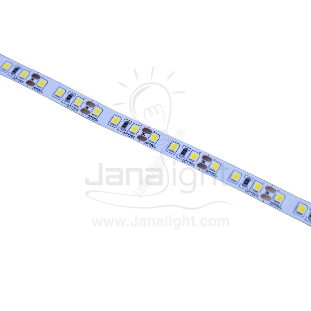 شريط لد 12 فولت 5 متر 120 لد وورم بروفايل led tape 12v 5m 120 led warm profile