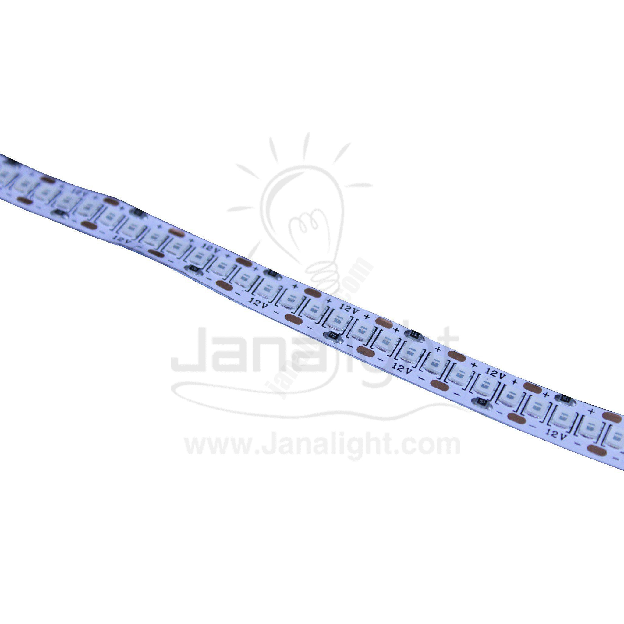شريط لد 12 فولت 5 متر 240 لد ازرق بروفايل led tape profile 12v 5m 240 led blue